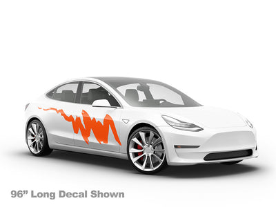 Streaks Car Sticker Body Graphic