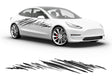 3M Matte Black Street Chalk Body Graphic~Full Side Auto Decal Kit~0