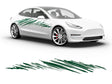 3M Dark Green Street Chalk Body Graphic~Full Side Auto Decal Kit~0