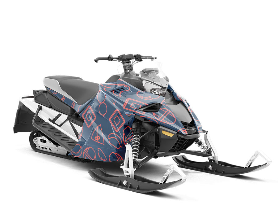 Street Food Food Custom Wrapped Snowmobile