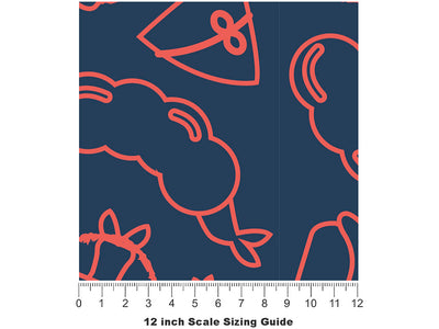 Street Food Food Vinyl Film Pattern Size 12 inch Scale~Rwraps Street Food Food Sizing Chart~2