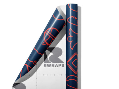 Street Food Food Wrap Film Sheets~Rwraps Series 914 Street Food Food Scrolled Sheet~3