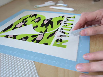 striking poses animal Easy Weed Craft Vinyl