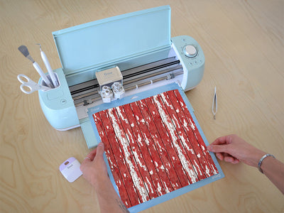 stripped auburn  Cricut Compatible Vinyl