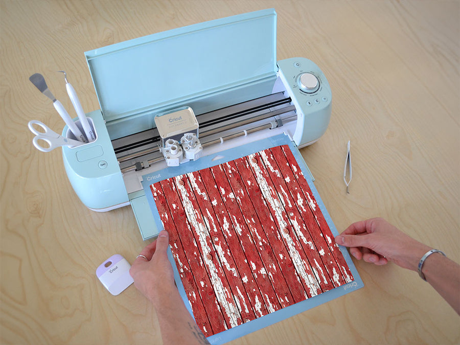 stripped auburn  Cricut Compatible Vinyl