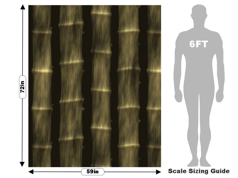 Strong Bashania Bamboo Vehicle Wrap Scale~Rwraps Series 914 Strong Bashania Bamboo Measurements~1