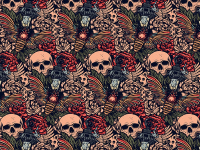 Strong Detailing Tattoo Vinyl Wrap Pattern~Rwraps Series 914 Digitally Printed Vinyl Wrap~0