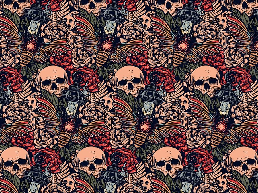 Strong Detailing Tattoo Vinyl Wrap Pattern~Rwraps Series 914 Digitally Printed Vinyl Wrap~0