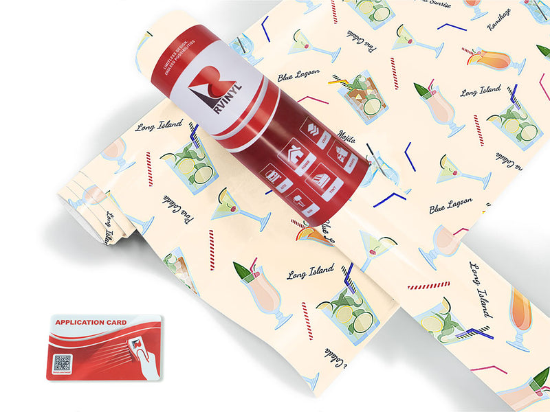 strong drinks alcohol Craft Vinyl Roll