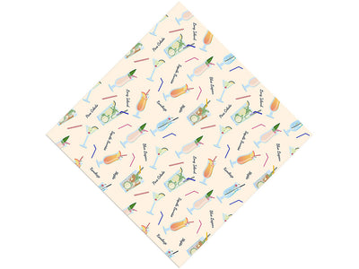 Strong Drinks Alcohol Vinyl Wrap Pattern