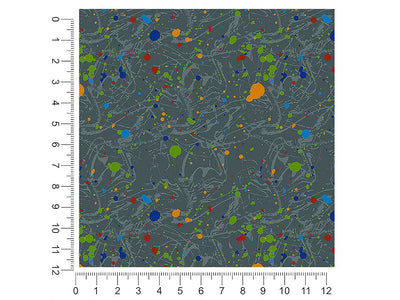 strong hand paint splatter 1ft x 1ft Craft Sheets