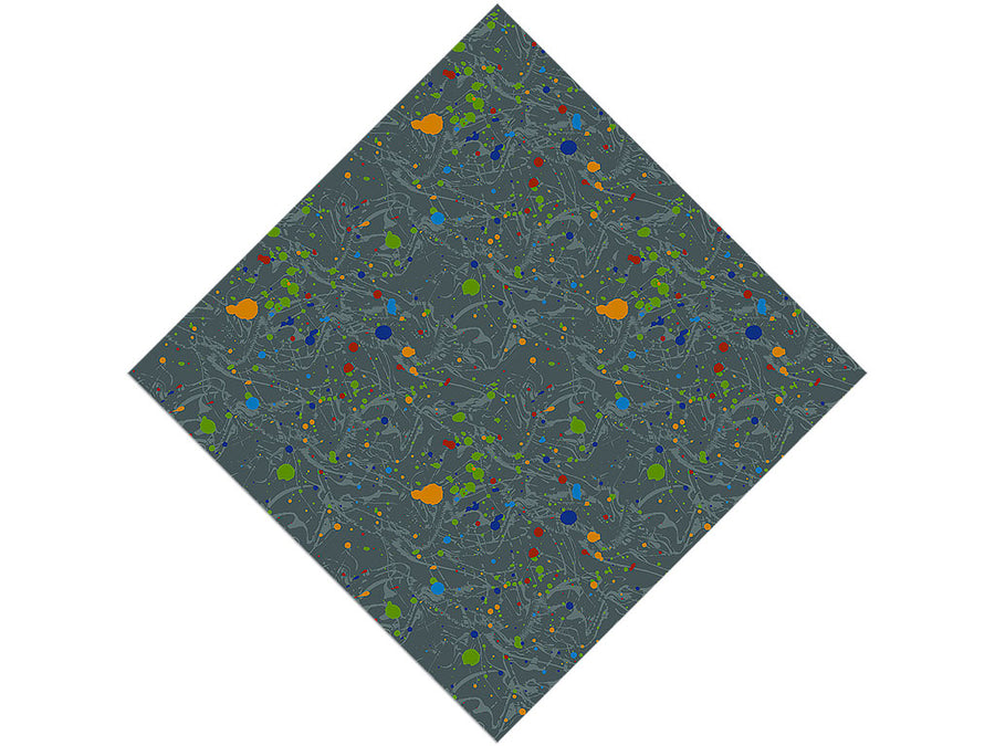Strong Hand Paint Splatter Vinyl Wrap Pattern