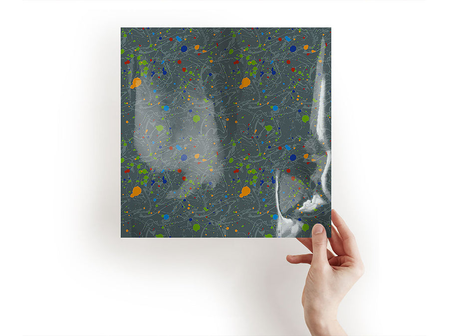 strong hand paint splatter Craft Sheets