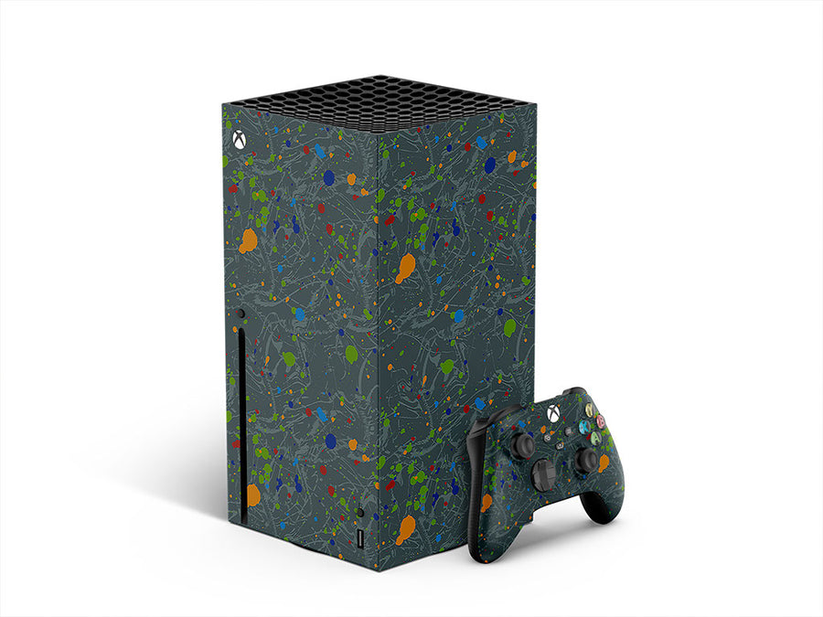 strong hand paint splatter XBOX DIY Decal