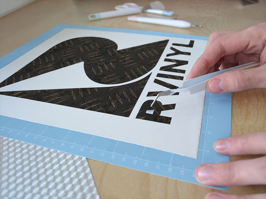 structural nightshade diamond plate Easy Weed Craft Vinyl