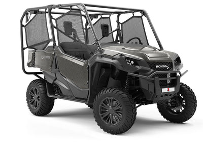 Structural Nightshade Diamond Plate Utility Vehicle Vinyl Wrap