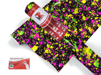 studio floor paint splatter Craft Vinyl Roll