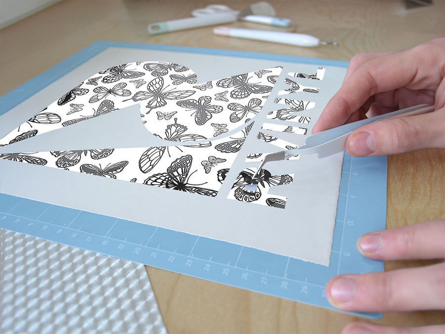 stunning silhouettes bug Easy Weed Craft Vinyl