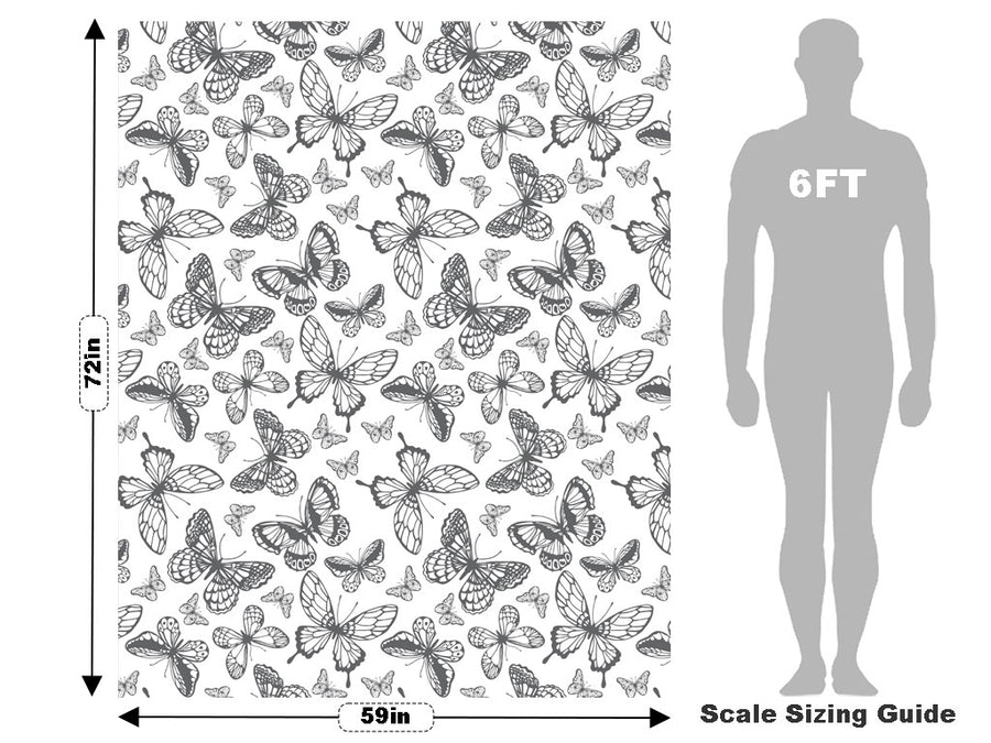 Stunning Silhouettes Bug Vehicle Wrap Scale~Rwraps Series 914 Stunning Silhouettes Bug Measurements~1