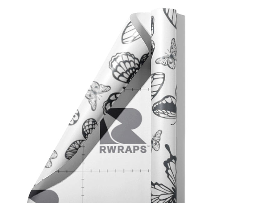 Stunning Silhouettes Bug Wrap Film Sheets~Rwraps Series 914 Stunning Silhouettes Bug Scrolled Sheet~3