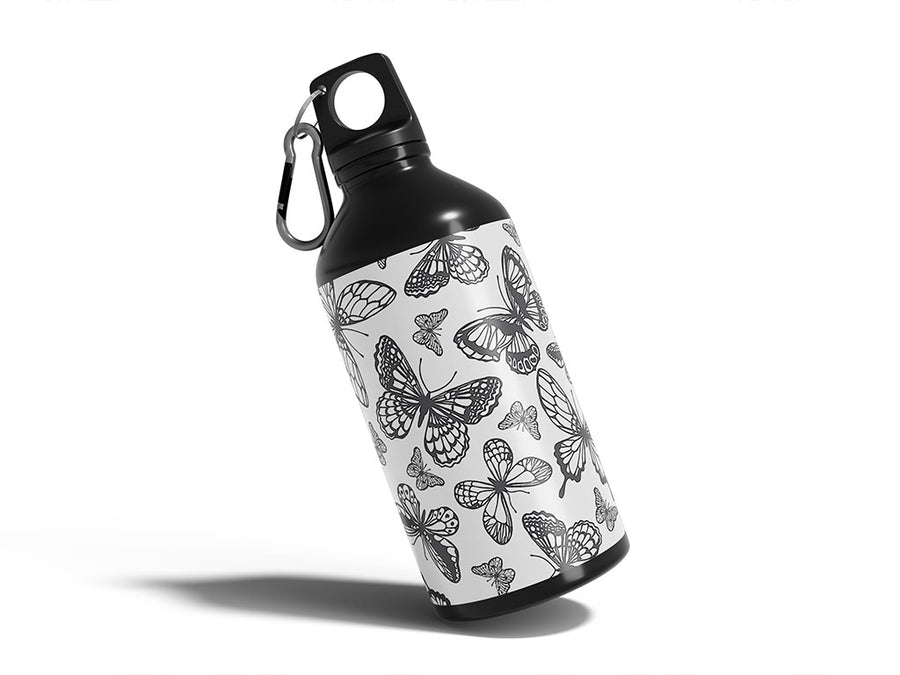 stunning silhouettes bug Water Bottle DIY Stickers
