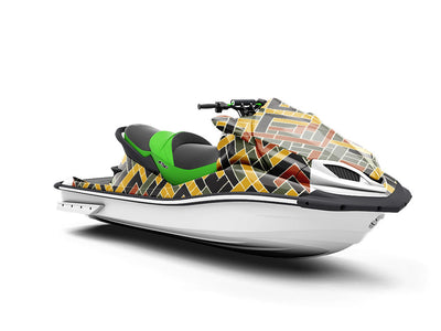Sturdy Grip Art Deco Jet Ski Vinyl Customized Wrap