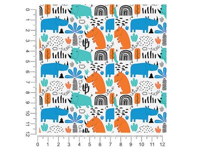 sub-saharan life animal 1ft x 1ft Craft Sheets