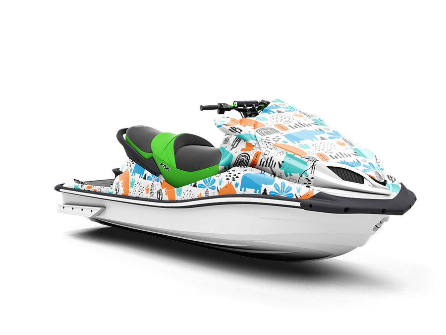 Sub-Saharan Life Animal Jet Ski Vinyl Customized Wrap
