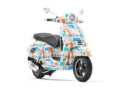 Sub-Saharan Life Animal Vespa Scooter Wrap Film