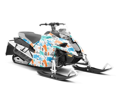 Sub-Saharan Life Animal Custom Wrapped Snowmobile