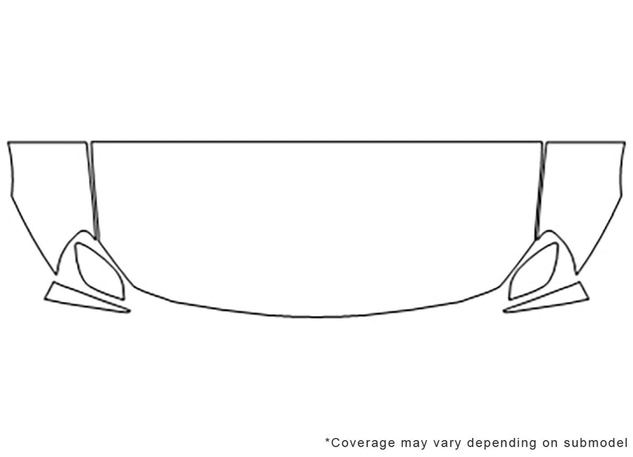 brz Avery Dennison Clear Bra Hood Precut PPF Diagram