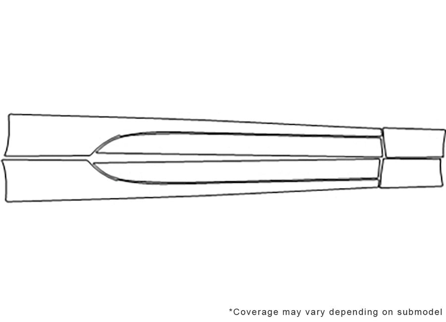 brz Avery Dennison Clear Bra Door Cup Precut PPF Diagram