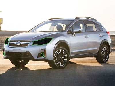 subaru crosstrek 2016-2017 Headlight Tint Location