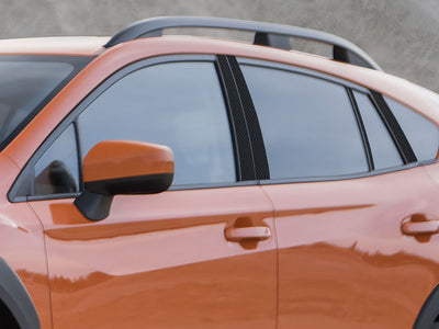 subaru crosstrek 2016-2023 Carbon Fiber Pillar Cover Diagram