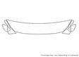 crosstrek Avery Dennison Clear Bra Hood Precut PPF Diagram