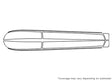 crosstrek Avery Dennison Clear Bra Door Cup Precut PPF Diagram