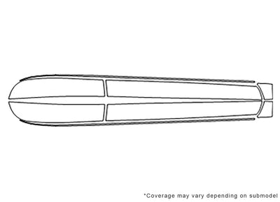 crosstrek Avery Dennison Clear Bra Door Cup Precut PPF Diagram