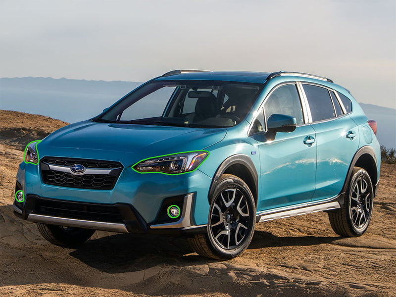 subaru crosstrek 2018-2023 Headlight Protection Installation Location