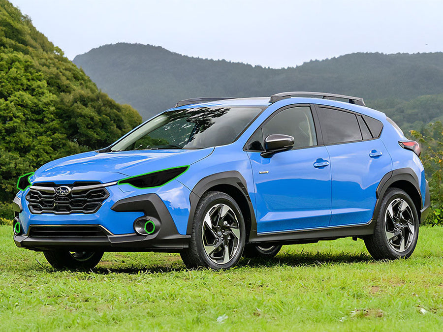 subaru crosstrek 2024-2024 Headlight Tint Location