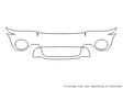 forester 3M Clear Bra Bumper Precut PPF Diagram
