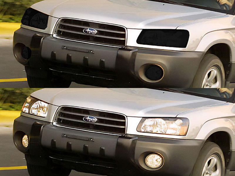 subaru forester 2003-2005 Headlight Tint Appearance