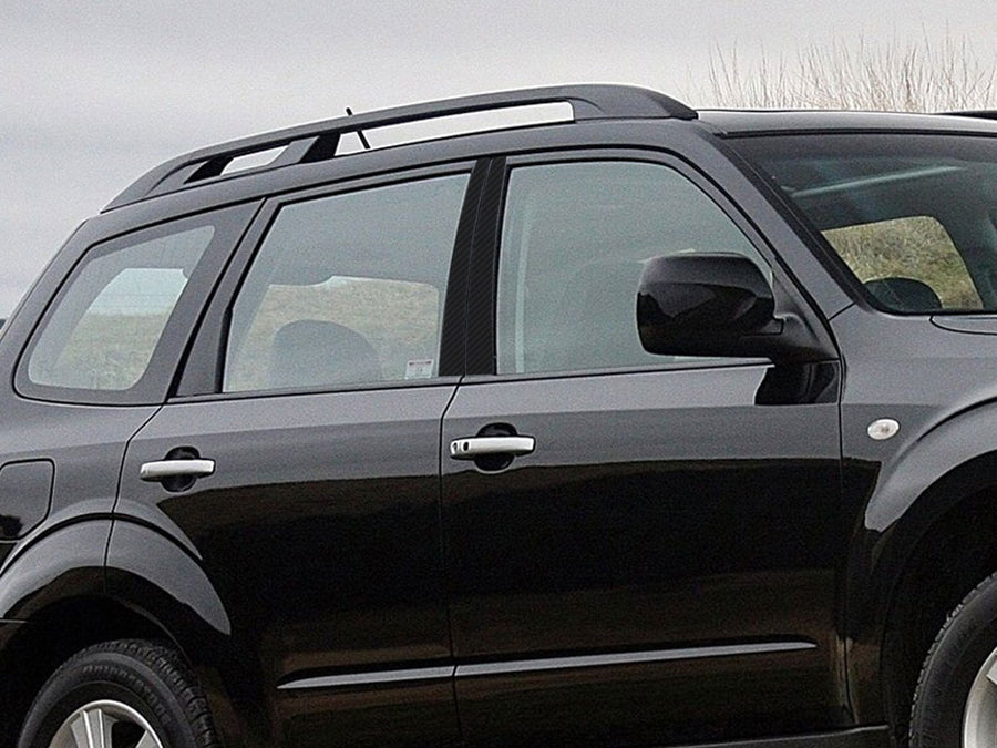 subaru forester 2003-2008 Carbon Fiber Pillar Cover Diagram