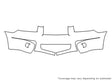 forester Avery Dennison Clear Bra Bumper Precut PPF Diagram