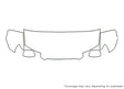 forester 3M Clear Bra Hood Precut PPF Diagram