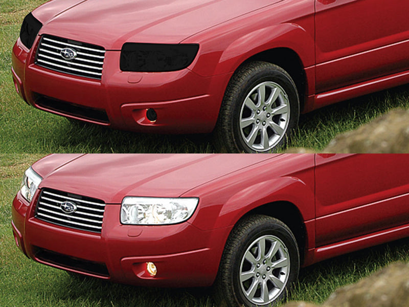 subaru forester 2006-2008 Headlight Tint Appearance