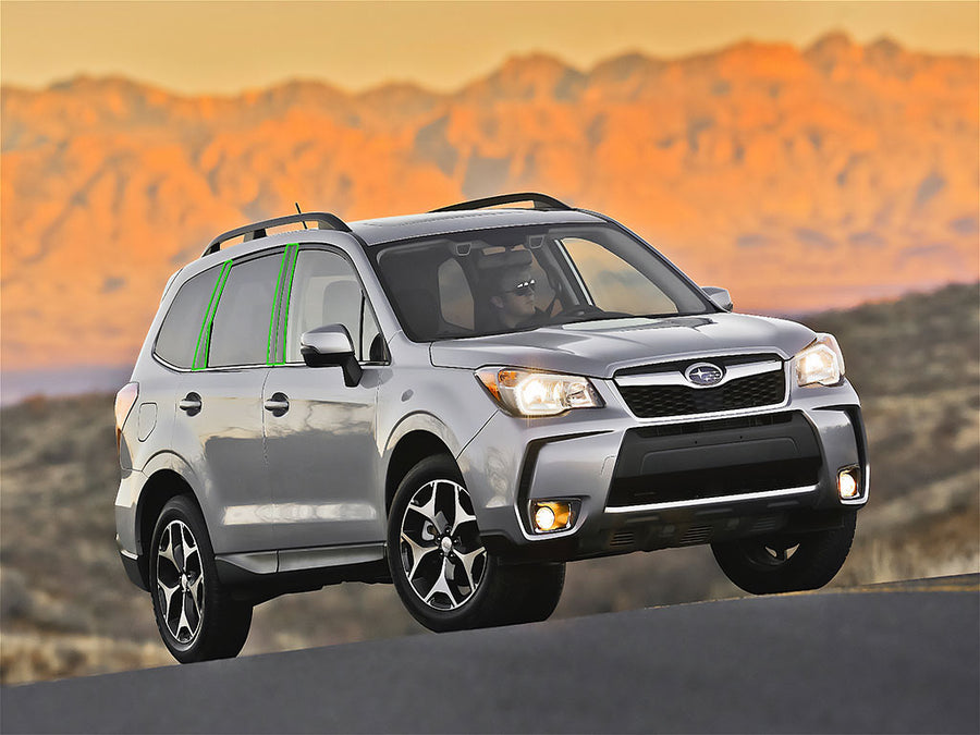 subaru forester 2009-2012 Pillar Post Trim Installation Location