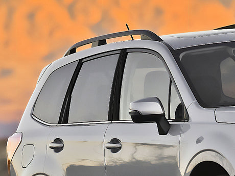 subaru forester 2009-2012 Brushed Aluminum Black Pillar Cover Diagram