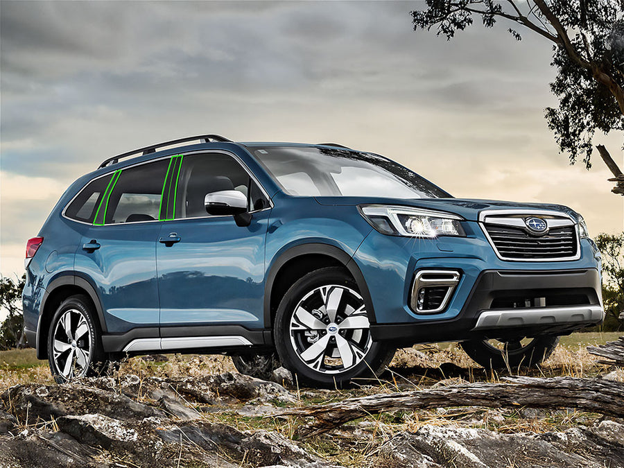 subaru forester 2014-2018 Pillar Post Trim Installation Location