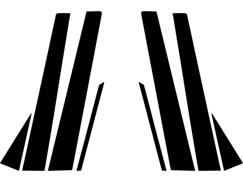 subaru forester 2014-2018 Camo Pillar Trim Diagram