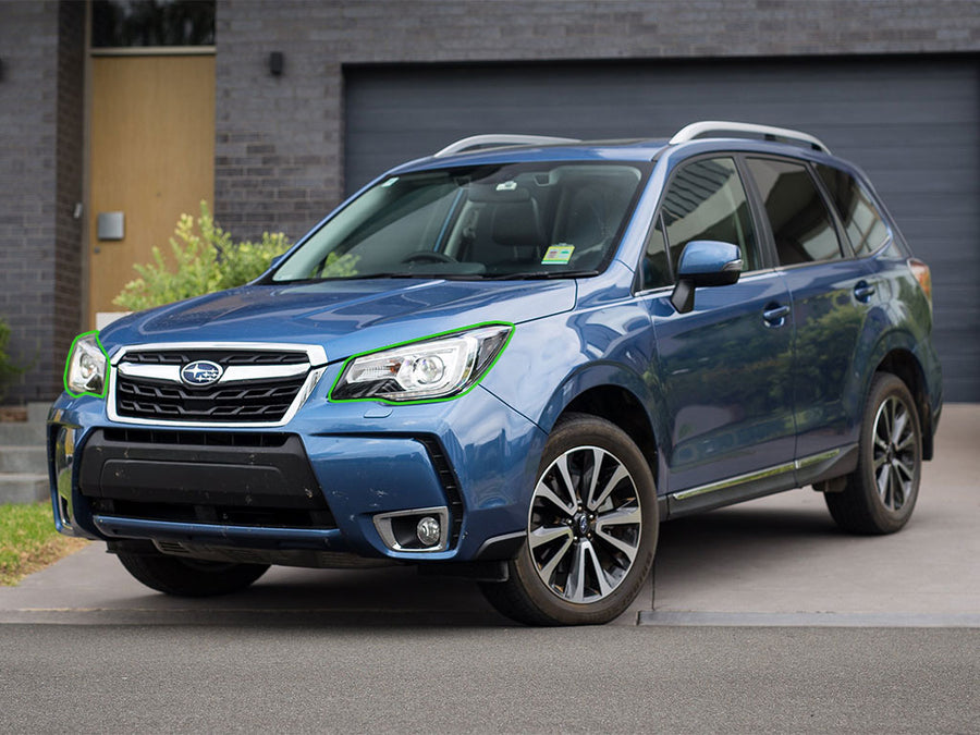 subaru forester 2014-2018 Headlight Protection Installation Location